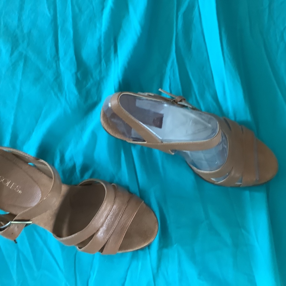 Aerosoles Leather Dress Sandals - Picture 5 of 6